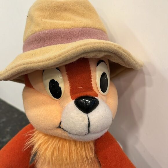 VTG Disney Chip N Dale Rescue Rangers Playskool 1989 Plush 7” Chip Doll Toy 80s - Picture 2 of 7